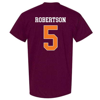 Virginia Tech - NCAA Baseball : Aiden Robertson - Classic Shersey T-Shirt-1