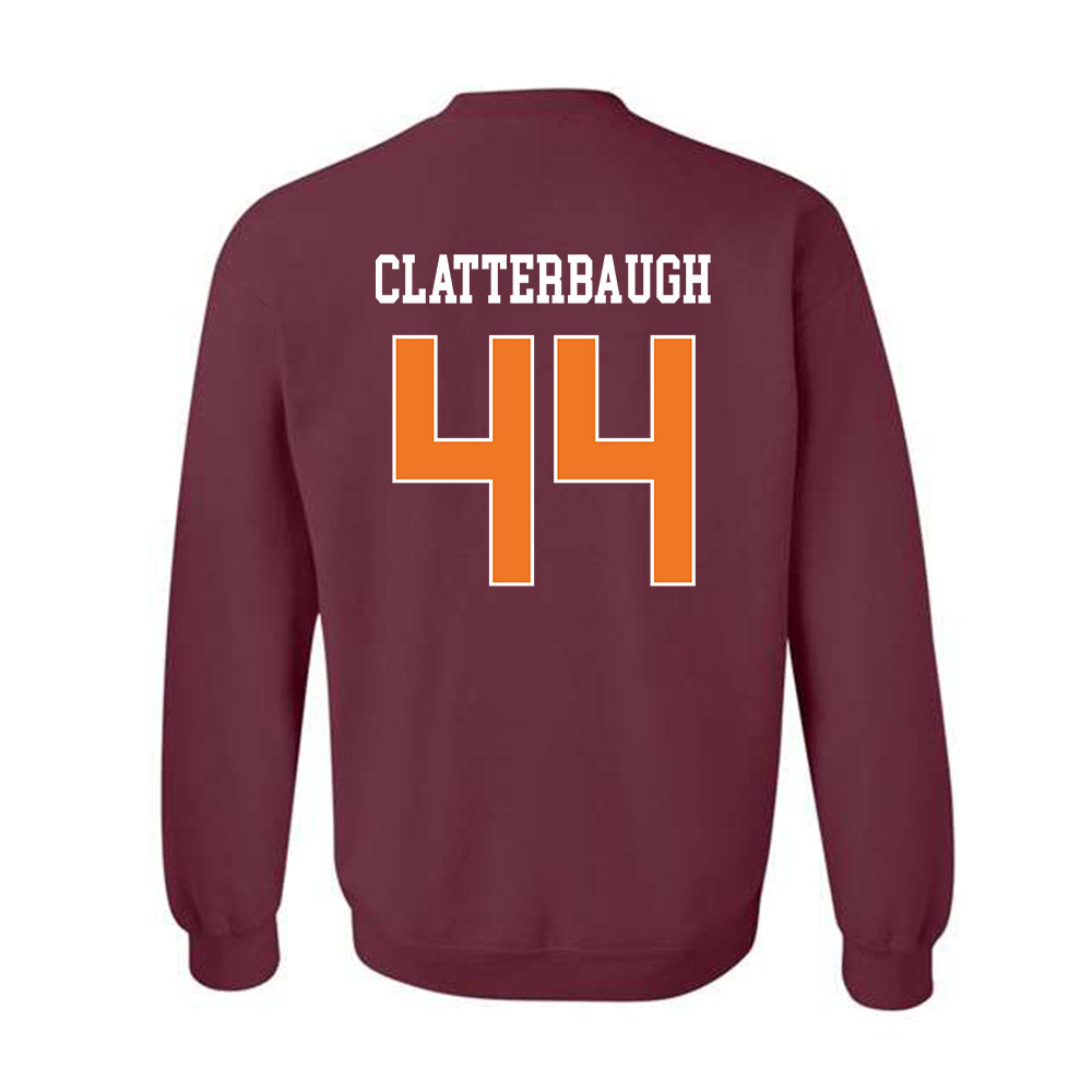 Virginia Tech - NCAA Football : Brett Clatterbaugh - Classic Shersey Crewneck Sweatshirt-1
