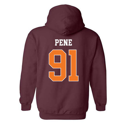 Virginia Tech - NCAA Football : Wilfried Pene - Classic Shersey Hooded Sweatshirt