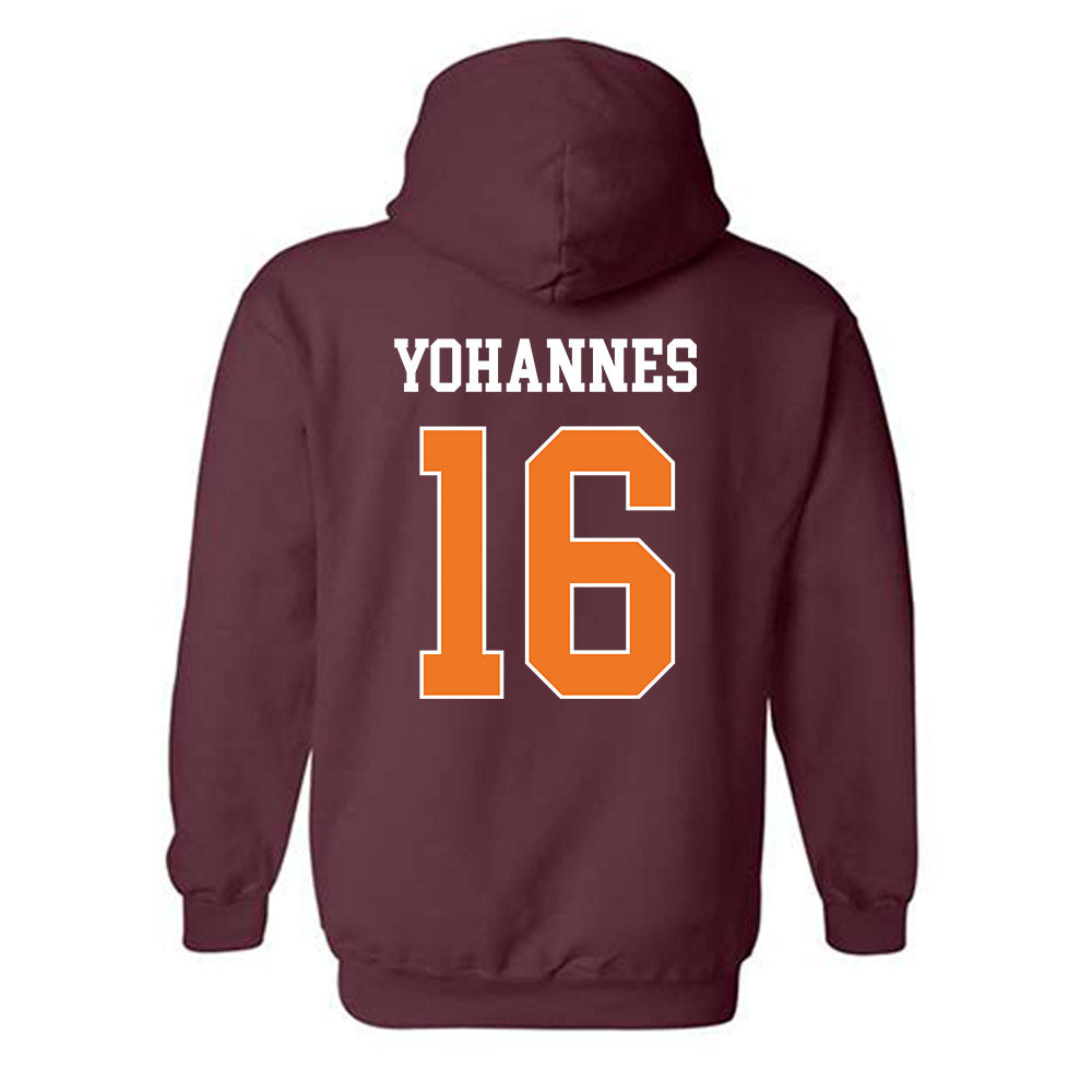 Virginia Tech - NCAA Men's Soccer : Mathias Yohannes - Classic Shersey Hooded Sweatshirt-1