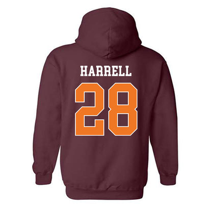 Virginia Tech - NCAA Football : Knahlij Harrell - Classic Shersey Hooded Sweatshirt-1