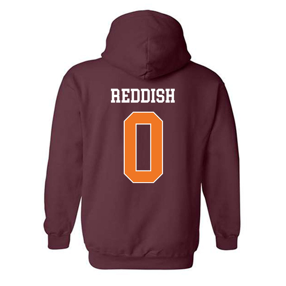 Virginia Tech - NCAA Football : Quentin Reddish - Classic Shersey Hooded Sweatshirt-1