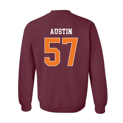 Virginia Tech - NCAA Football : Lucas Austin - Classic Shersey Crewneck Sweatshirt-1