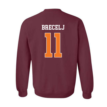 Virginia Tech - NCAA Women's Basketball : Spela Brecelj - Classic Shersey Crewneck Sweatshirt-1