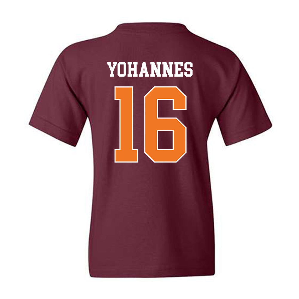 Virginia Tech - NCAA Men's Soccer : Mathias Yohannes - Classic Shersey Youth T-Shirt-1