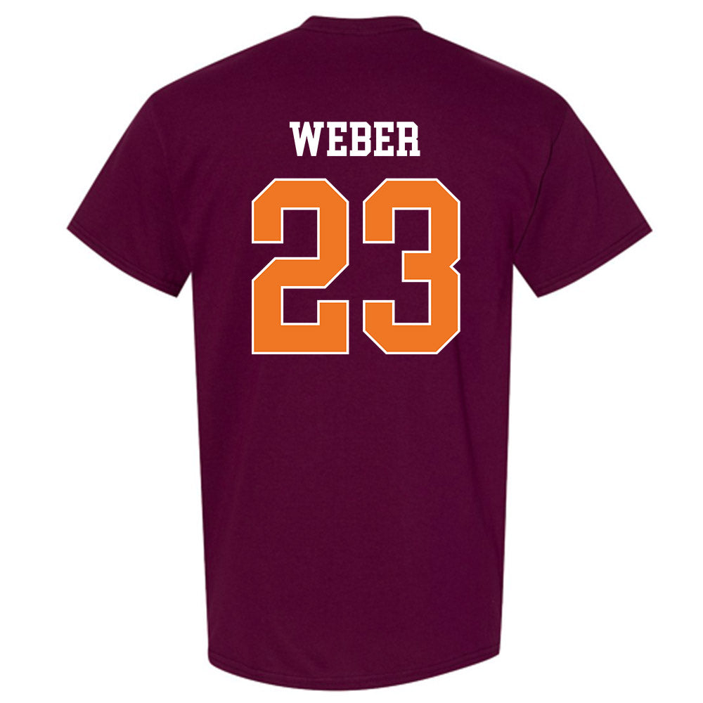 Virginia Tech - NCAA Baseball : Ben Weber - Classic Shersey T-Shirt-1