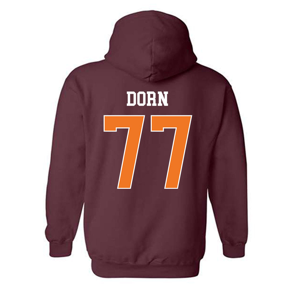Virginia Tech - NCAA Men's Basketball : Antonio Dorn - Classic Shersey Hooded Sweatshirt-1