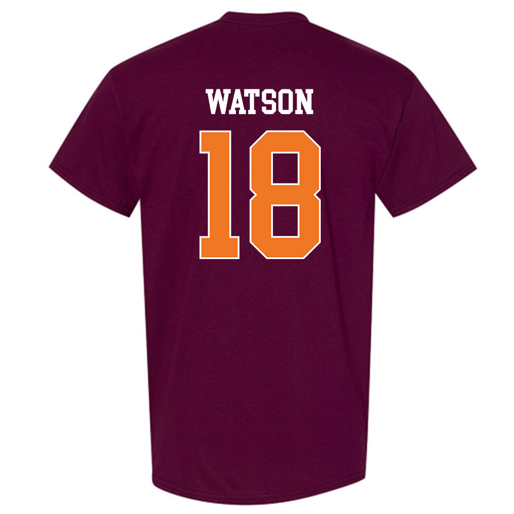 Virginia Tech - NCAA Football : William Watson - Classic Shersey T-Shirt-1