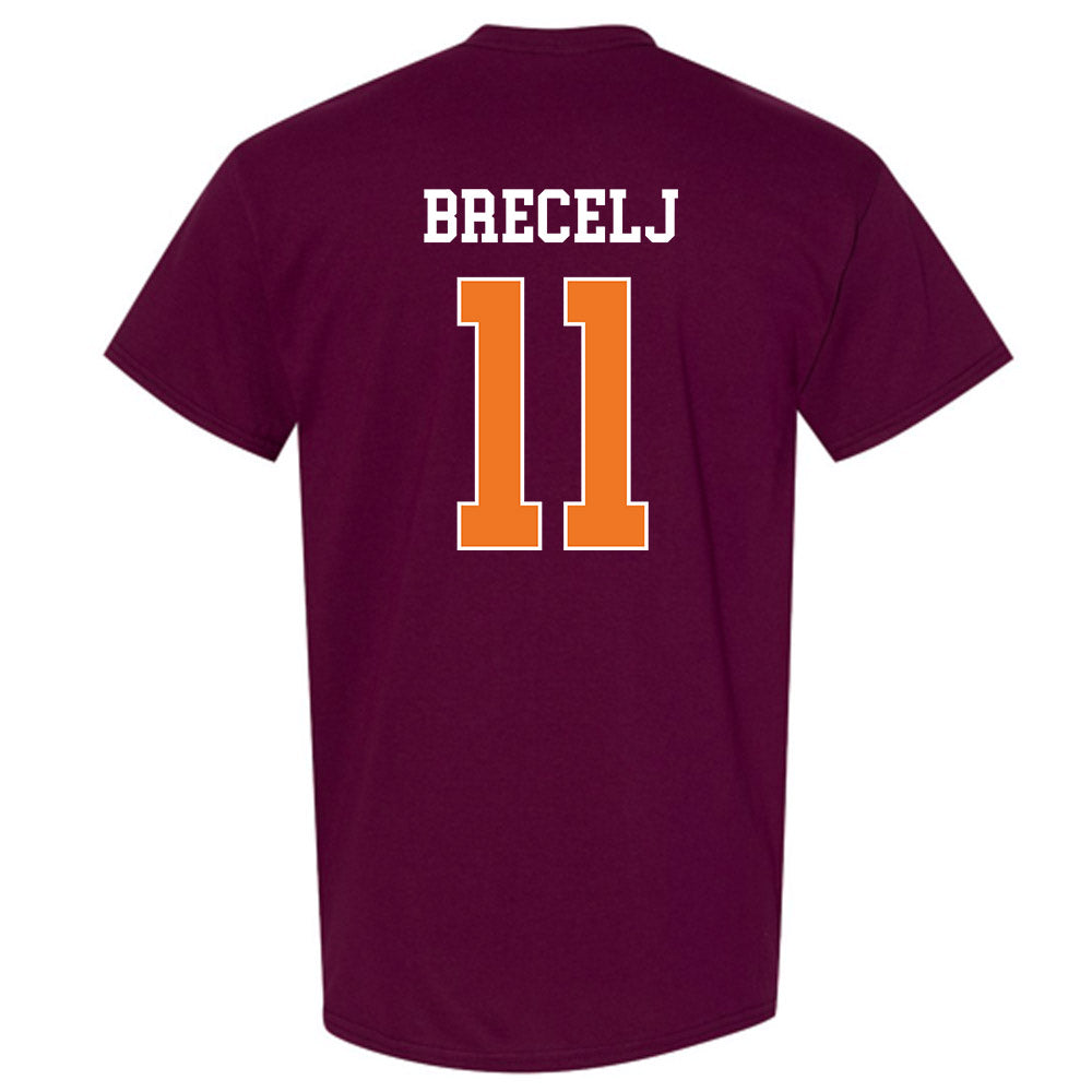 Virginia Tech - NCAA Women's Basketball : Spela Brecelj - Classic Shersey T-Shirt-1