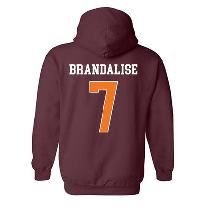 Virginia Tech - NCAA Women's Volleyball : Camilla Brandalise - Classic Shersey Hooded Sweatshirt-1
