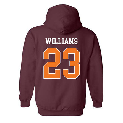 Virginia Tech - NCAA Football : Thomas Williams - Classic Shersey Hooded Sweatshirt-1