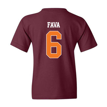 Virginia Tech - NCAA Women's Volleyball : Erica Fava - Classic Shersey Youth T-Shirt-1