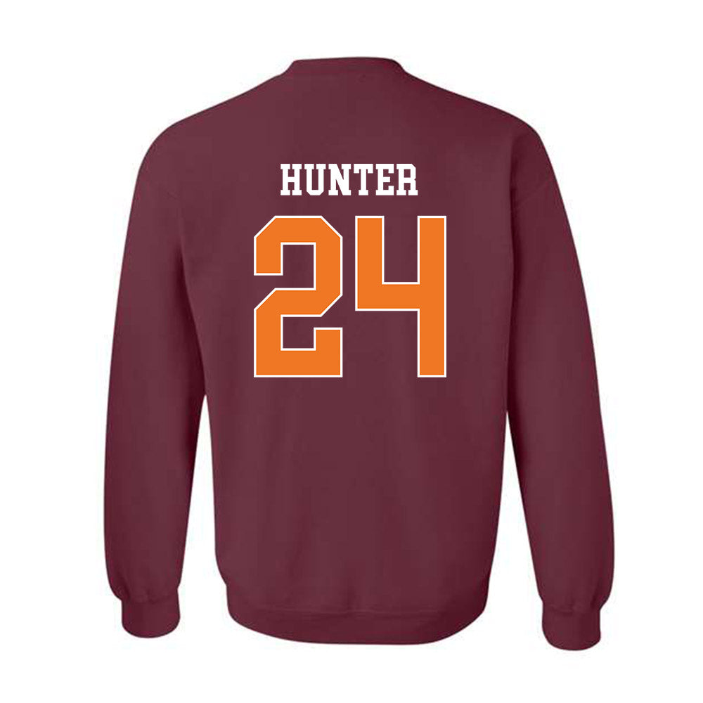 Virginia Tech - NCAA Baseball : Grant Hunter - Classic Shersey Crewneck Sweatshirt-1