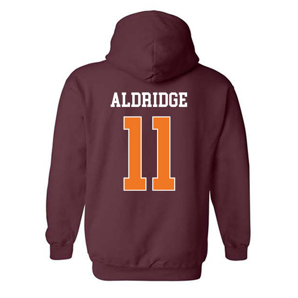 Virginia Tech - NCAA Softball : Kylie Aldridge - Classic Shersey Hooded Sweatshirt-1