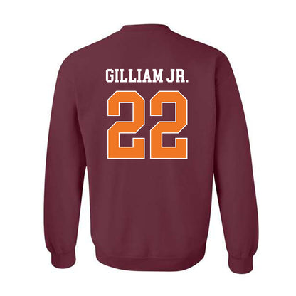 Virginia Tech - NCAA Football : Kelvin Gilliam Jr. - Classic Shersey Crewneck Sweatshirt-1