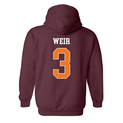 Virginia Tech - NCAA Women's Soccer : Anna Weir - Classic Shersey Hooded Sweatshirt-1