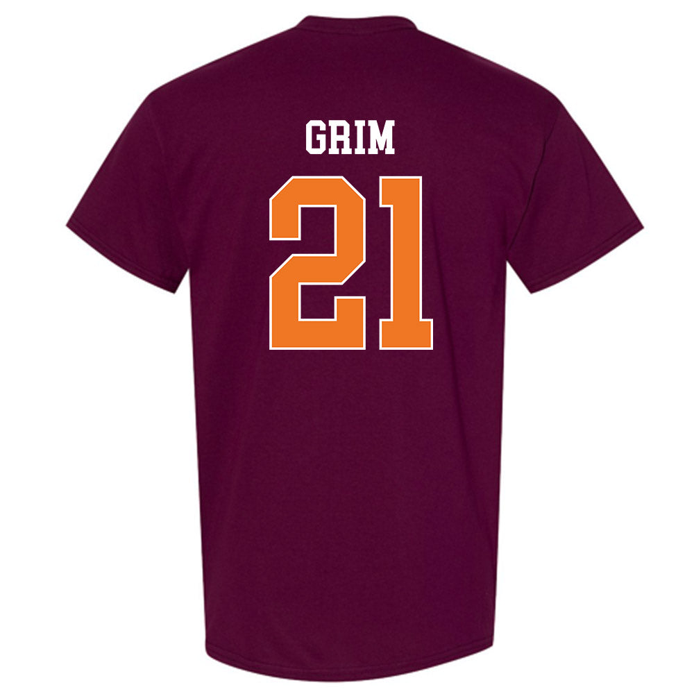 Virginia Tech - NCAA Baseball : Ethan Grim - Classic Shersey T-Shirt-1