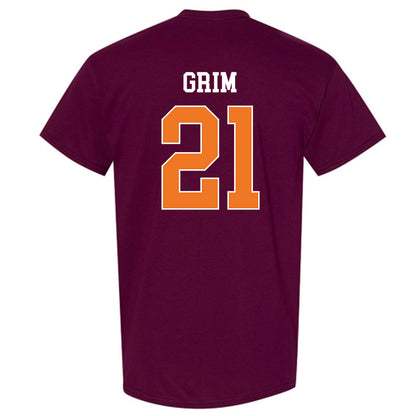 Virginia Tech - NCAA Baseball : Ethan Grim - Classic Shersey T-Shirt-1