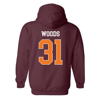Virginia Tech - NCAA Women's Volleyball : Payton Woods - Classic Shersey Hooded Sweatshirt-1