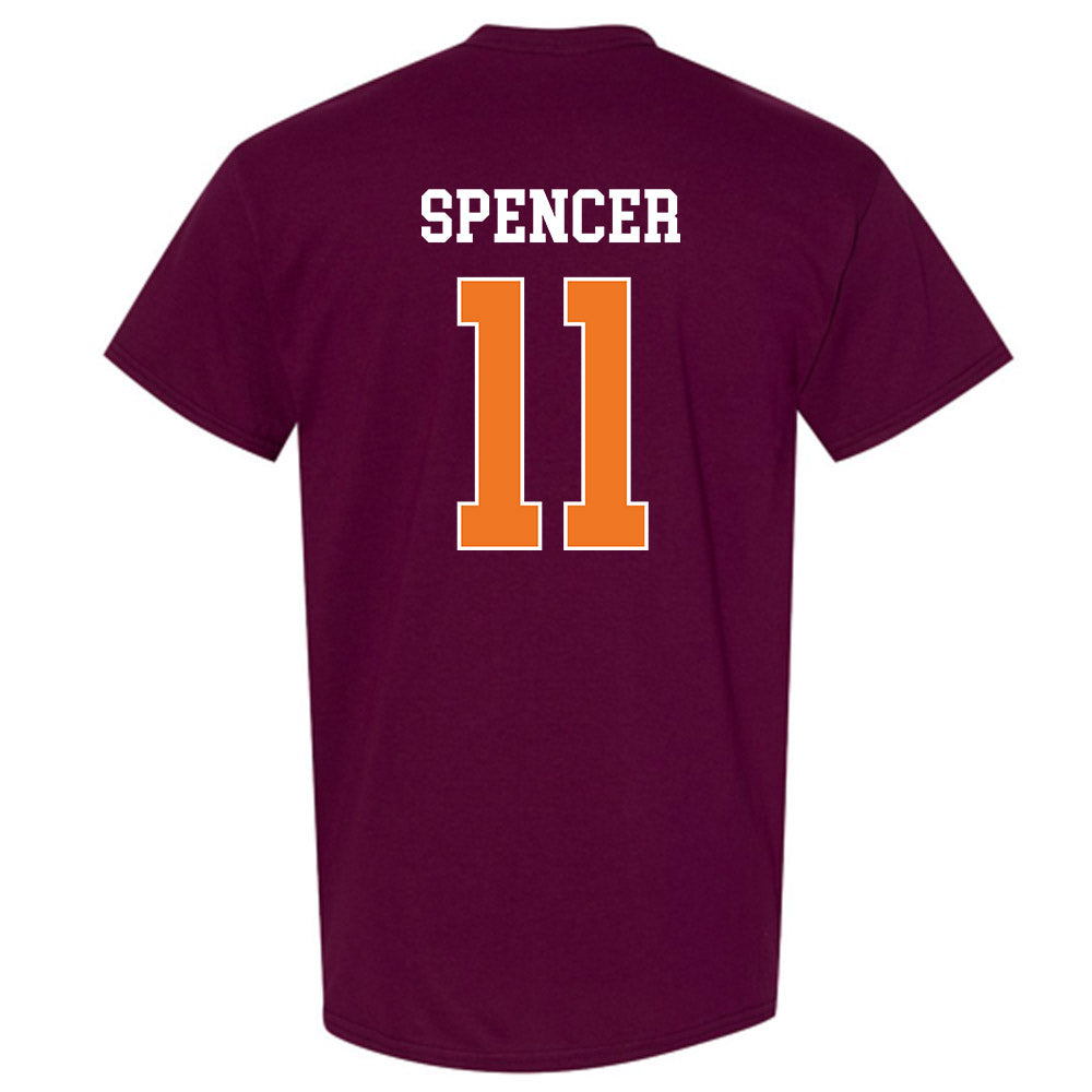 Virginia Tech - NCAA Football : Isaiah Spencer - Classic Shersey T-Shirt-1