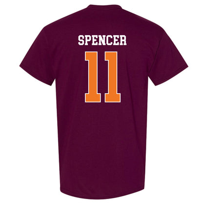 Virginia Tech - NCAA Football : Isaiah Spencer - Classic Shersey T-Shirt-1