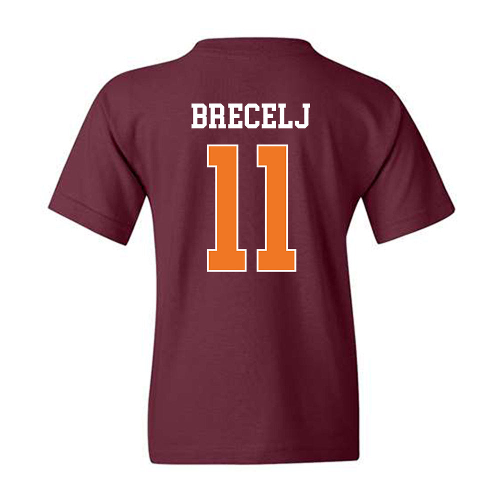Virginia Tech - NCAA Women's Basketball : Spela Brecelj - Classic Shersey Youth T-Shirt-1