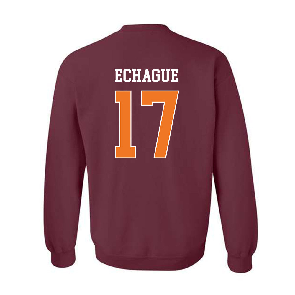 Virginia Tech - NCAA Men's Soccer : Beltran Echague - Classic Shersey Crewneck Sweatshirt-1