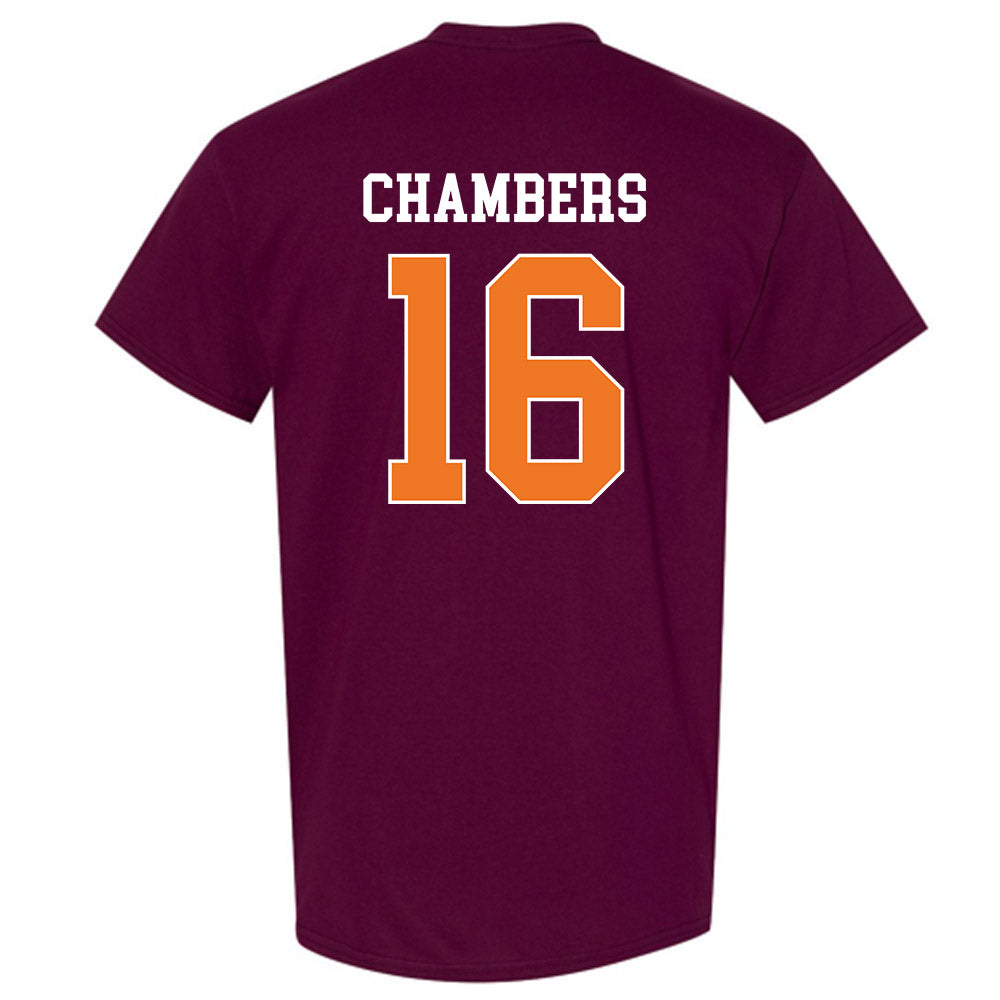 Virginia Tech - NCAA Football : Noah Chambers - Classic Shersey T-Shirt-1