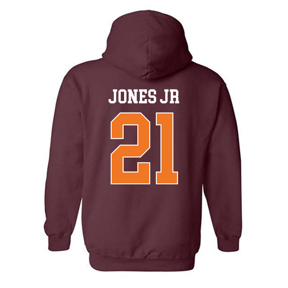 Virginia Tech - NCAA Men's Basketball : Ryan Jones Jr - Classic Shersey Hooded Sweatshirt