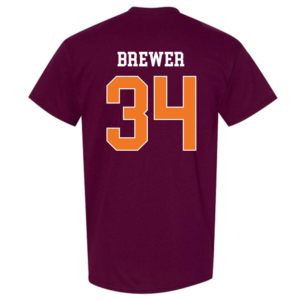 Virginia Tech - NCAA Women's Lacrosse : Jane Brewer - Classic Shersey T-Shirt-1