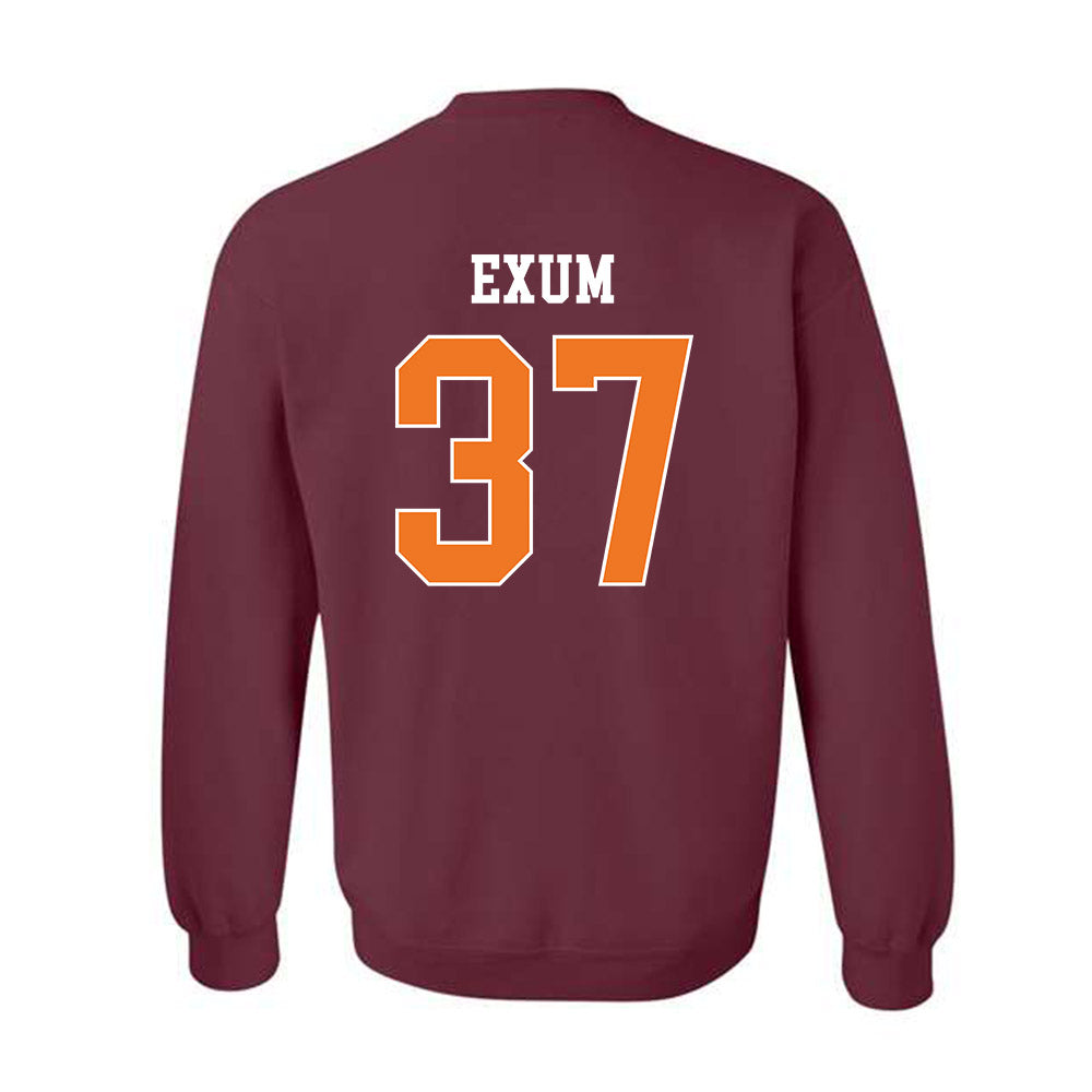 Virginia Tech - NCAA Baseball : Jacob Exum - Classic Shersey Crewneck Sweatshirt