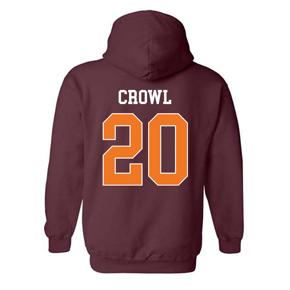 Virginia Tech - NCAA Baseball : Preston Crowl - Classic Shersey Hooded Sweatshirt