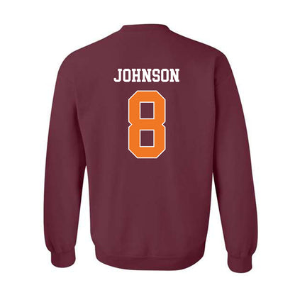 Virginia Tech - NCAA Football : Braylon Johnson - Classic Shersey Crewneck Sweatshirt