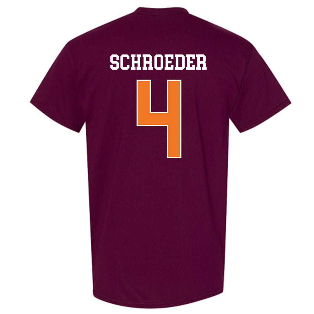 Virginia Tech - NCAA Men's Soccer : Evan Schroeder - Classic Shersey T-Shirt-1