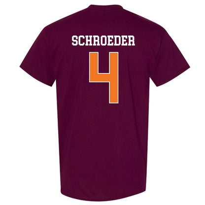Virginia Tech - NCAA Men's Soccer : Evan Schroeder - Classic Shersey T-Shirt-1