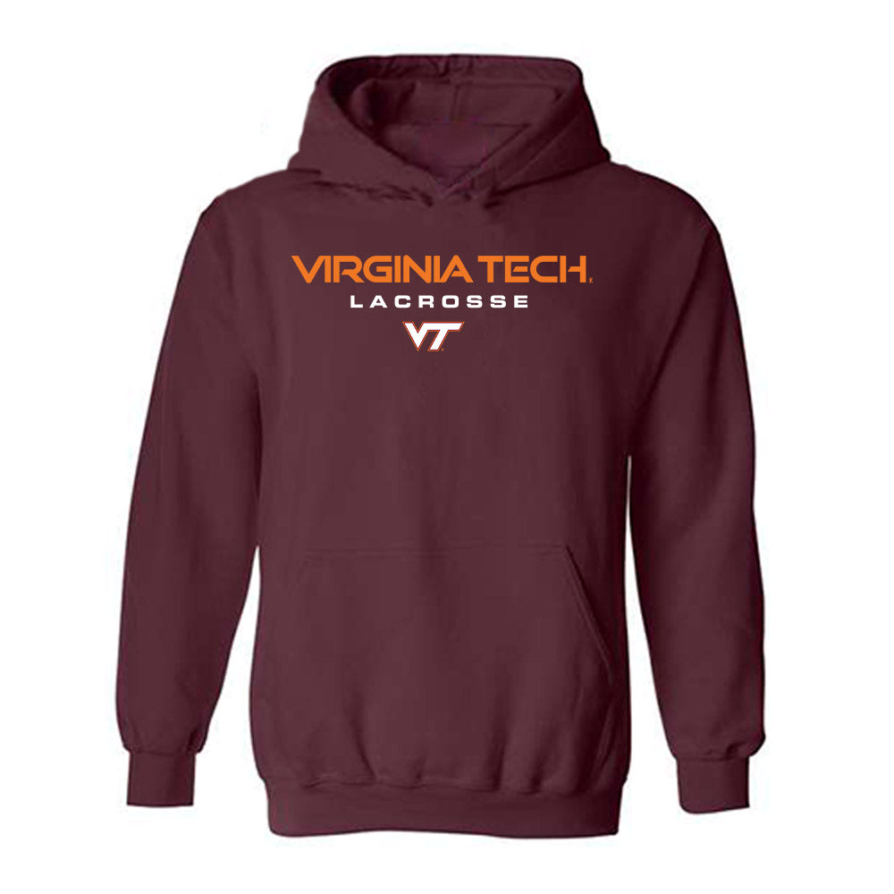 Virginia Tech - NCAA Women's Lacrosse : Jane Brewer - Classic Shersey Hooded Sweatshirt-0