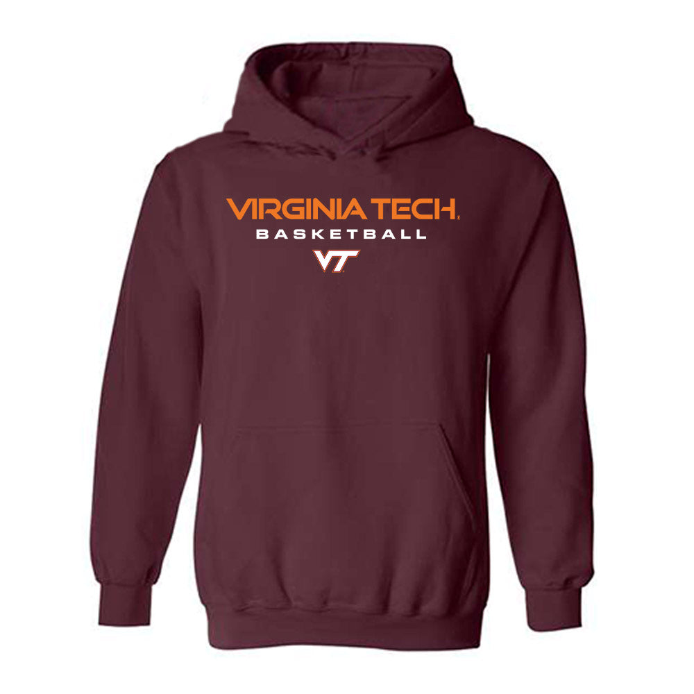 Virginia Tech - NCAA Men's Basketball : Connor Servan - Classic Shersey Hooded Sweatshirt