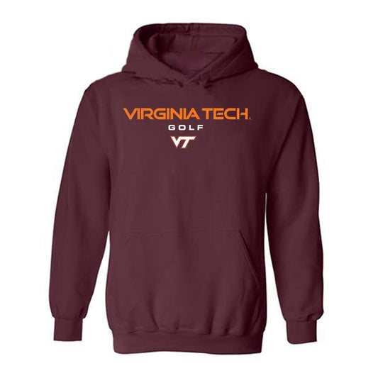 Virginia Tech - NCAA Women's Golf : Emily Mathews - Classic Shersey Hooded Sweatshirt-0
