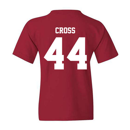 WSU - NCAA Baseball : Brock Cross - Classic Shersey Youth T-Shirt-1