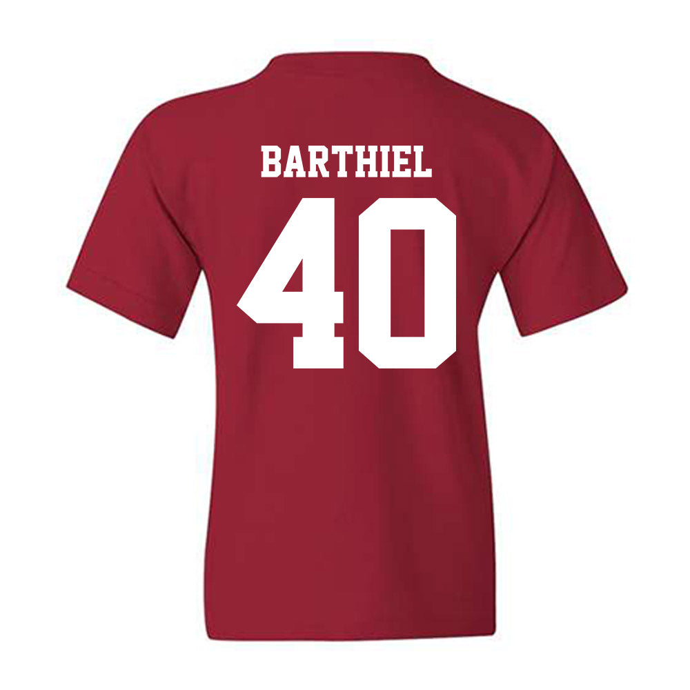 WSU - NCAA Football : Gavin Barthiel - Classic Shersey Youth T-Shirt-1