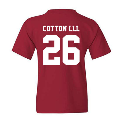 WSU - NCAA Football : Tyrone Cotton lll - Classic Shersey Youth T-Shirt-1