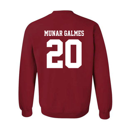 WSU - NCAA Women's Volleyball : Tinons Munar Galmes - Classic Shersey Crewneck Sweatshirt-1