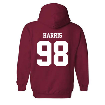 WSU - NCAA Football : Ryan Harris - Classic Shersey Hooded Sweatshirt-1