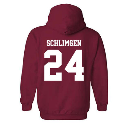 WSU - NCAA Football : Sullivan Schlimgen - Classic Shersey Hooded Sweatshirt-1