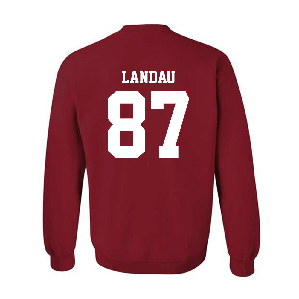 WSU - NCAA Football : Cash Landau - Classic Shersey Crewneck Sweatshirt-1