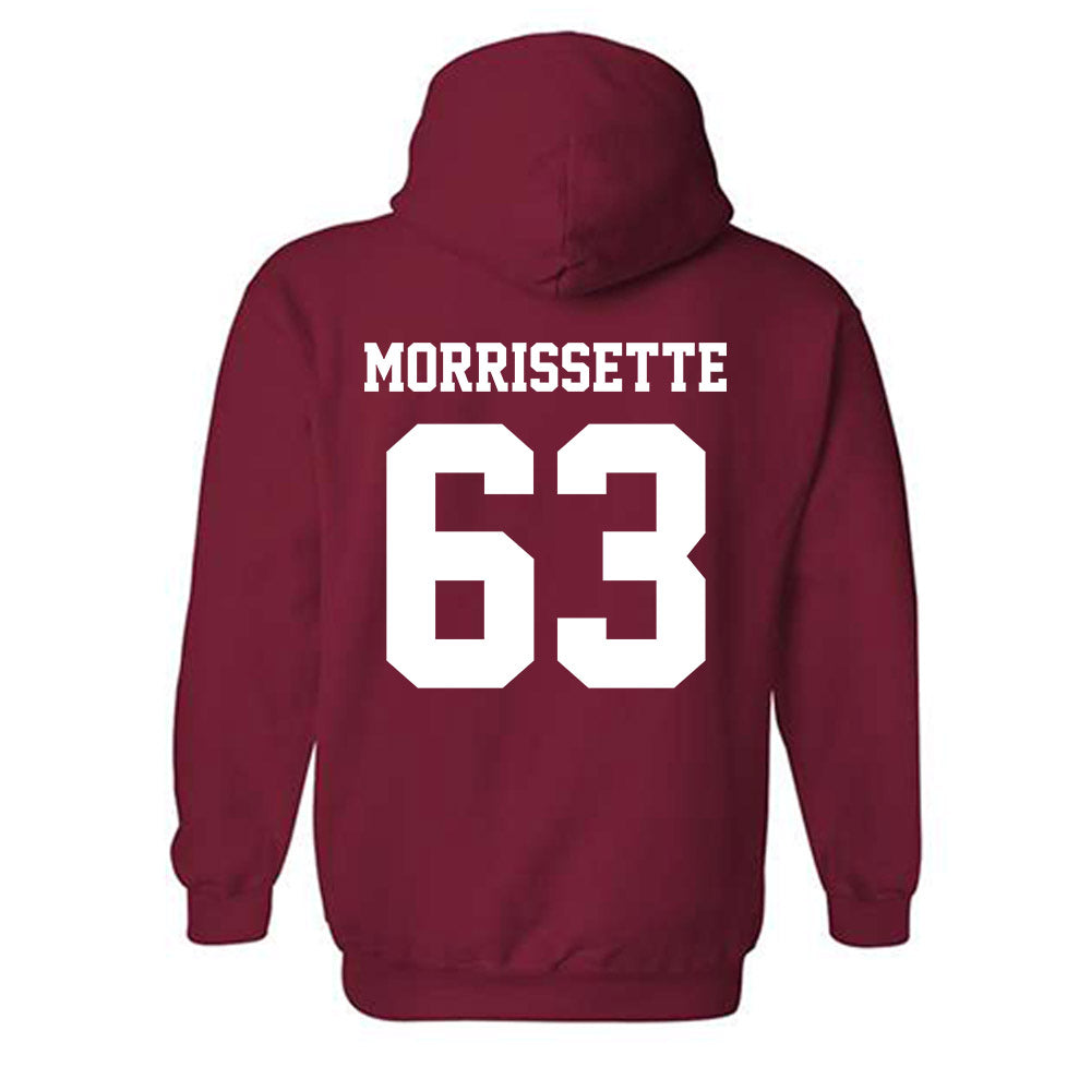 WSU - NCAA Football : Barry Morrissette - Classic Shersey Hooded Sweatshirt-1