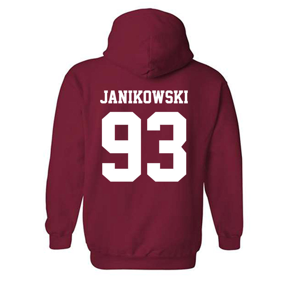 WSU - NCAA Football : Jack Janikowski - Classic Shersey Hooded Sweatshirt-1