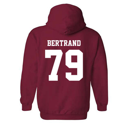 WSU - NCAA Football : Turner Bertrand - Classic Shersey Hooded Sweatshirt-1