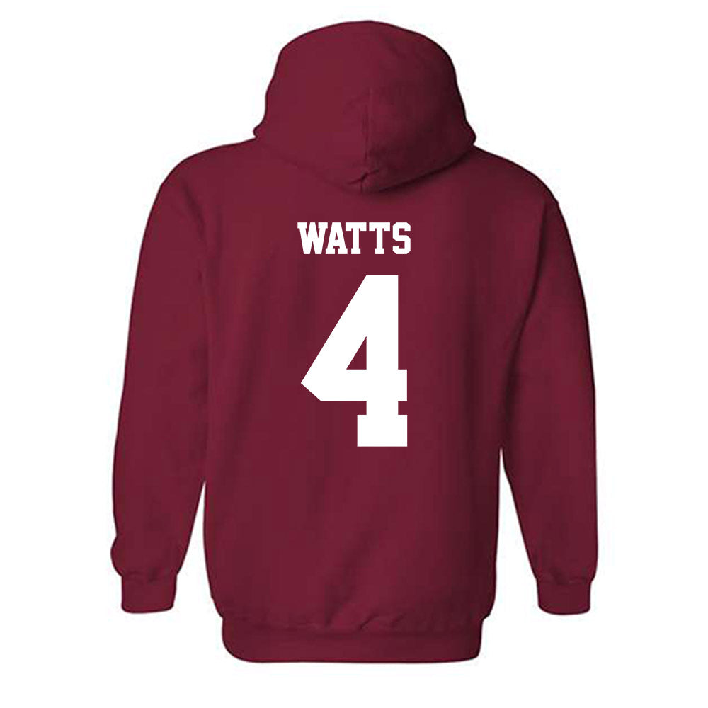 WSU - NCAA Men's Basketball : Lejuan Watts - Classic Shersey Hooded Sweatshirt-1