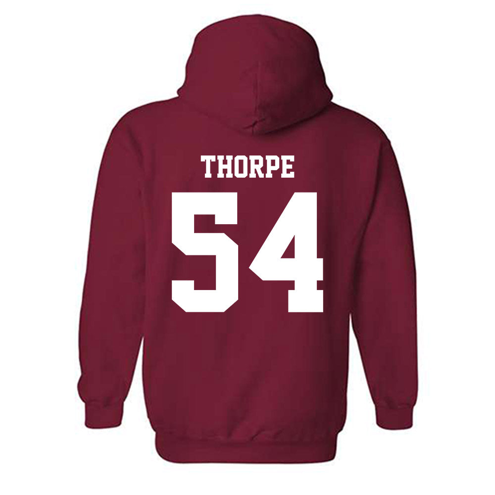 WSU - NCAA Football : Xavier Thorpe - Classic Shersey Hooded Sweatshirt-1